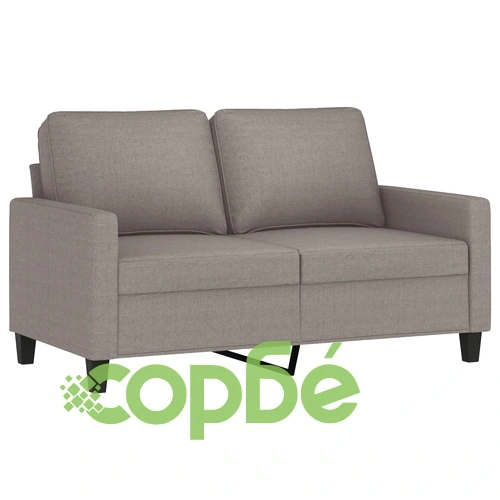 2-местен диван, Таупе, 120 см, плат ➤ топ цена ➤ sorbe.bg