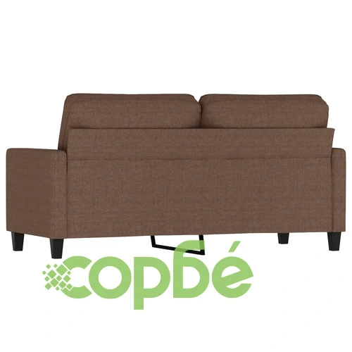 2-местен диван, kафяв, 140 см, текстил ➤ топ цена ➤ sorbe.bg