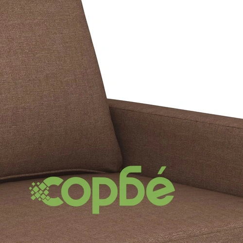 2-местен диван, kафяв, 140 см, текстил ➤ топ цена ➤ sorbe.bg