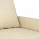 3-местен диван, кремав, 180 см, плат