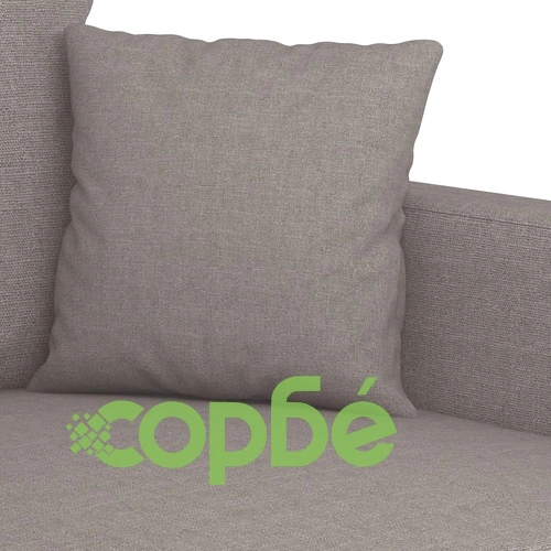 2-местен диван, Таупе, 140 см, текстил ➤ топ цена ➤ sorbe.bg