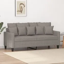 2-местен диван, Таупе, 140 см, текстил