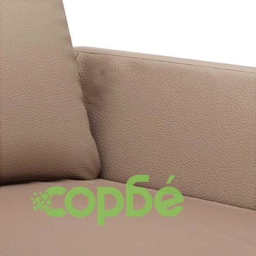 2-местен диван, капучино, 120 см, изкуствена кожа ➤ топ цена ➤ sorbe.bg