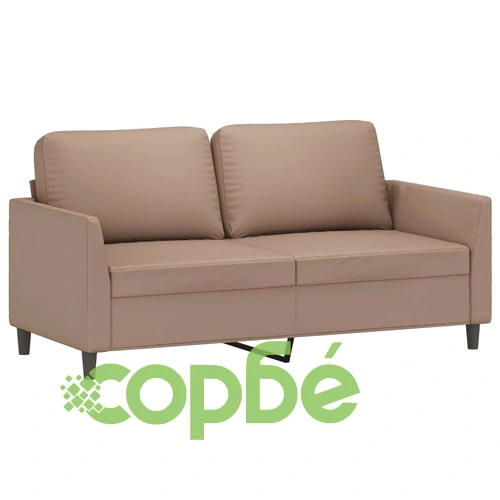 2-местен диван, капучино, 140 см, изкуствена кожа ➤ топ цена ➤ sorbe.bg