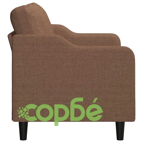 2-местен диван, Кафяв, 120 см, плат ➤ топ цена ➤ sorbe.bg