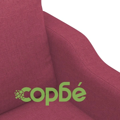 2-местен диван, Виненочервен, 120 см, плат ➤ топ цена ➤ sorbe.bg