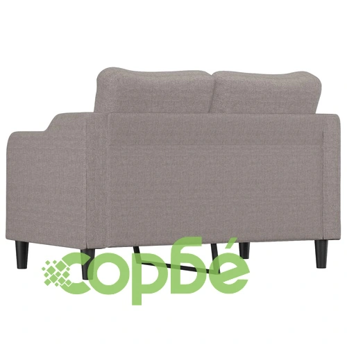 2-местен диван, Таупе, 140 см, текстил ➤ топ цена ➤ sorbe.bg