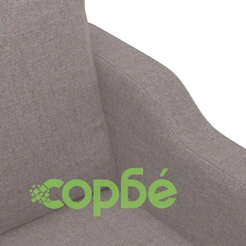 2-местен диван, Таупе, 140 см, текстил ➤ топ цена ➤ sorbe.bg