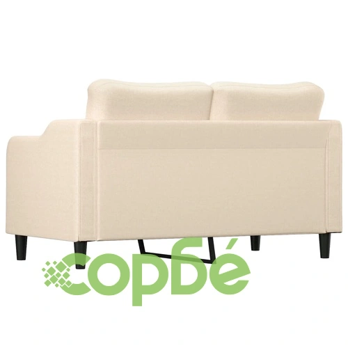 2-местен диван, кремав, 140 см, текстил ➤ топ цена ➤ sorbe.bg