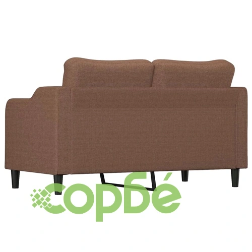 2-местен диван, kафяв, 140 см, текстил ➤ топ цена ➤ sorbe.bg