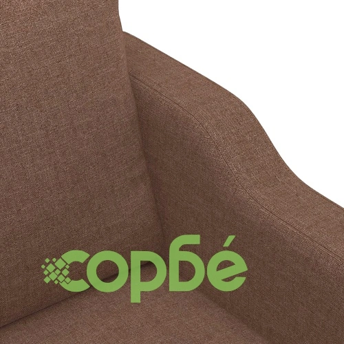 2-местен диван, kафяв, 140 см, текстил ➤ топ цена ➤ sorbe.bg