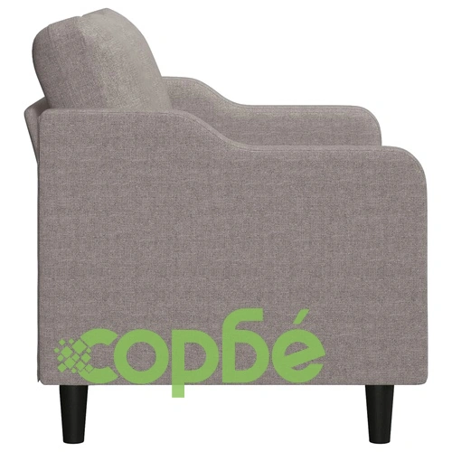 2-местен диван, Таупе, 140 см, текстил ➤ топ цена ➤ sorbe.bg