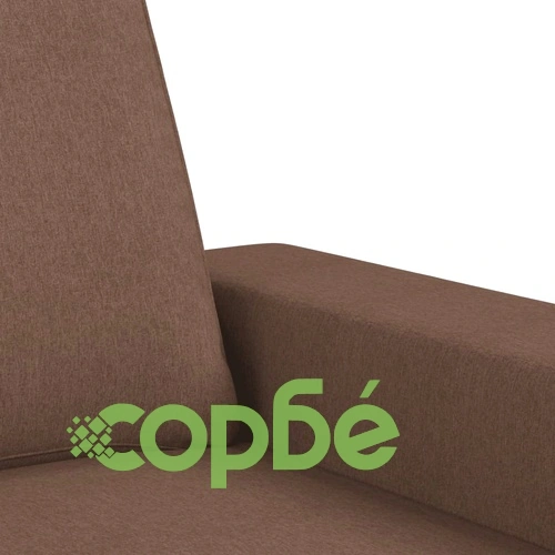 2-местен диван, Кафяв, 120 см, плат ➤ топ цена ➤ sorbe.bg