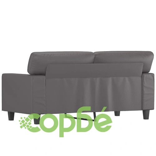 2-местен диван, сив, 120 см, изкуствена кожа ➤ топ цена ➤ sorbe.bg