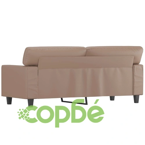 2-местен диван, капучино, 140 см, изкуствена кожа ➤ топ цена ➤ sorbe.bg