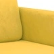 Кресло, жълто, 60 см, кадифе