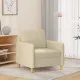Кресло, кремаво, 60 см, текстил