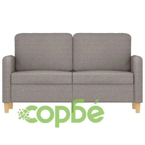 2-местен диван, Таупе, 120 см, плат ➤ топ цена ➤ sorbe.bg