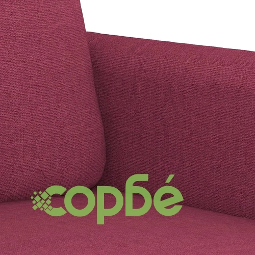 2-местен диван, Виненочервен, 140 см, текстил ➤ топ цена ➤ sorbe.bg