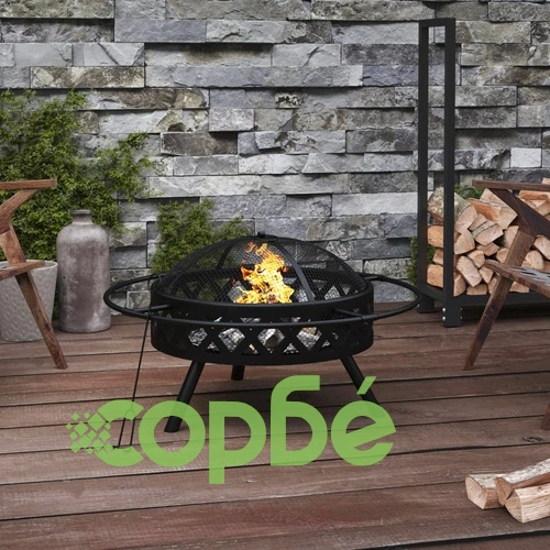 Преносимо огнище с ръжен, 70 см, XXL, стомана ➤ топ цена ➤ sorbe.bg