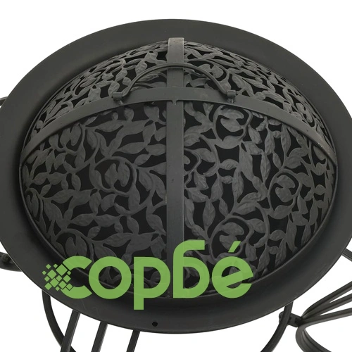 Преносимо огнище с ръжен, 49 см, стомана ➤ топ цена ➤ sorbe.bg