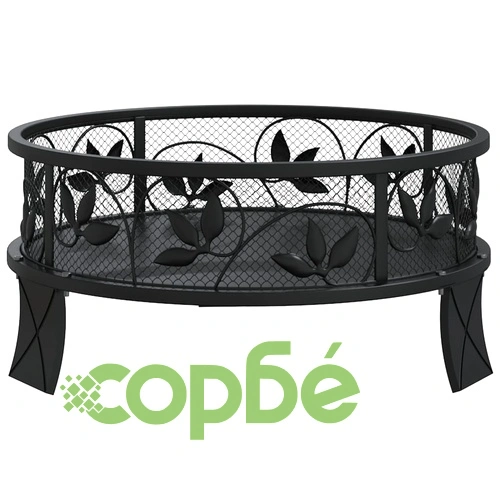 Преносимо огнище с ръжен, 50 см, XXL, стомана ➤ топ цена ➤ sorbe.bg