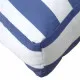 Палетни възглавници за дивани, 2 бр, синьо-бели ивици, текстил