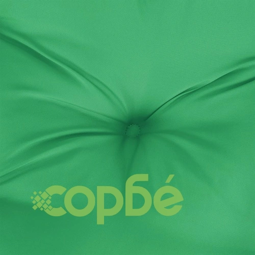 Палетни възглавници, 2 бр, зелени, текстил ➤ топ цена ➤ sorbe.bg