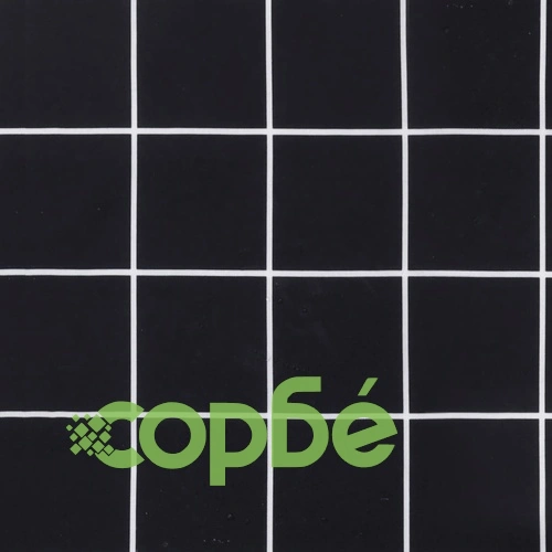 Възглавници за стол с облегалка 4 бр черно каре плат ➤ топ цена ➤ sorbe.bg