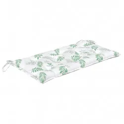 Възглавница за пейка, на листа, 100x50x7 см, текстил