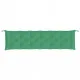Възглавници за градински пейки 2 бр зелено 200x50x7 см плат