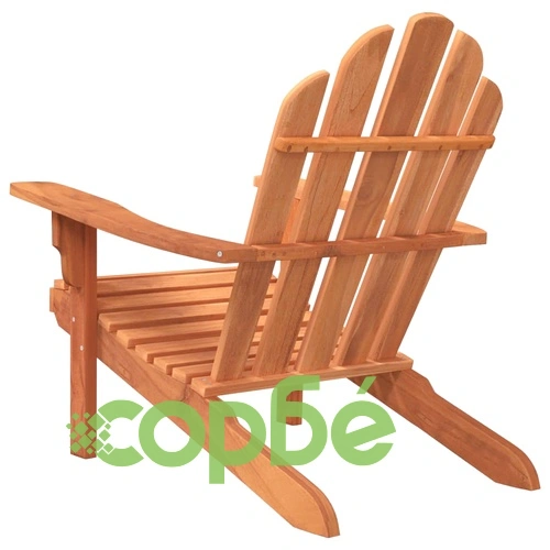 Градински стол Адирондак 79x95x92 см тиково дърво масив ➤ топ цена ➤ sorbe.bg