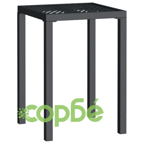 Градинска маса антрацит 50x50x72 cм стомана ➤ топ цена ➤ sorbe.bg