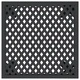 Градинска маса антрацит 50x50x72 cм стомана