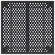 Градинска маса антрацит 80x80x72 cм стомана