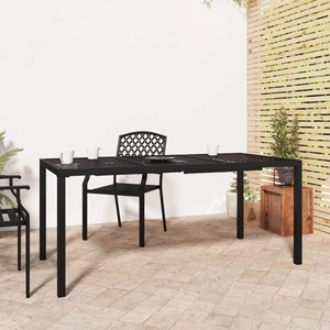 Градинска маса антрацит 165x80x72 cм стомана