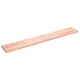 Стенен рафт светлокафяв 200x30x(2-4) см обработен масивен дъб