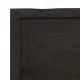 Стенен рафт тъмнокафяв 140x30x(2-6) см обработен масивен дъб