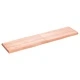 Плот за маса светлокафяв 160x40x(2-6) см обработен масивен дъб