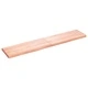 Плот за маса светлокафяв 180x40x(2-6) см обработен масивен дъб