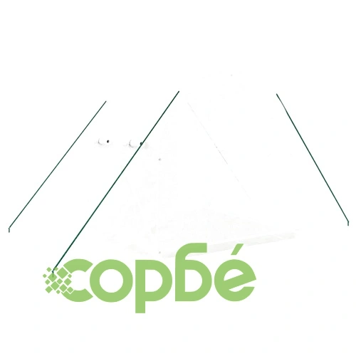 Оранжерия със стоманена рамка бяла 4 м² 2x2x2 м ➤ топ цена ➤ sorbe.bg