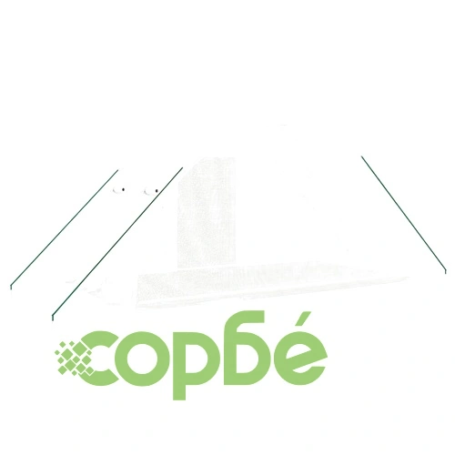 Оранжерия със стоманена рамка бяла 8 м² 4x2x2 м ➤ топ цена ➤ sorbe.bg