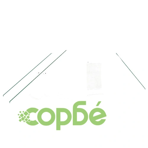 Оранжерия със стоманена рамка бяла 12 м² 6x2x2,85 м ➤ топ цена ➤ sorbe.bg