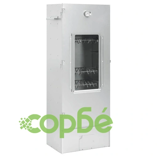 BBQ опушвач с дървесен чипс 44,5x29x110 см поцинкована стомана ➤ топ цена ➤ sorbe.bg