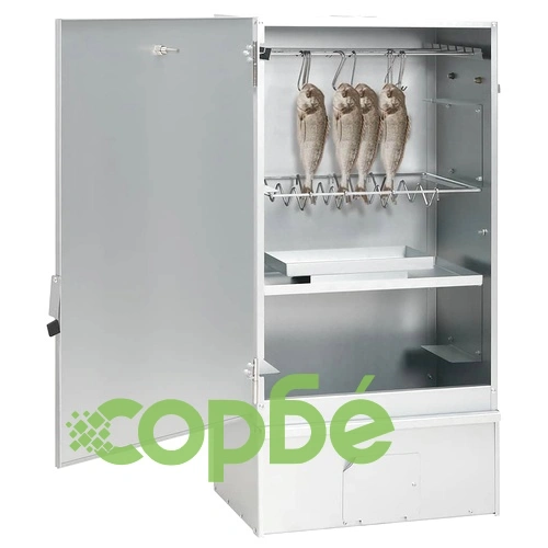 BBQ опушвач с дървесен чипс 44,5x29x83 см поцинкована стомана ➤ топ цена ➤ sorbe.bg