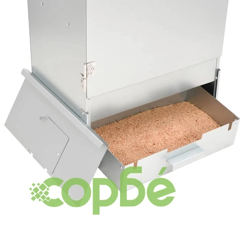 BBQ опушвач с дървесен чипс 44,5x29x83 см поцинкована стомана ➤ топ цена ➤ sorbe.bg