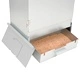 BBQ опушвач с дървесен чипс 44,5x29x83 см поцинкована стомана