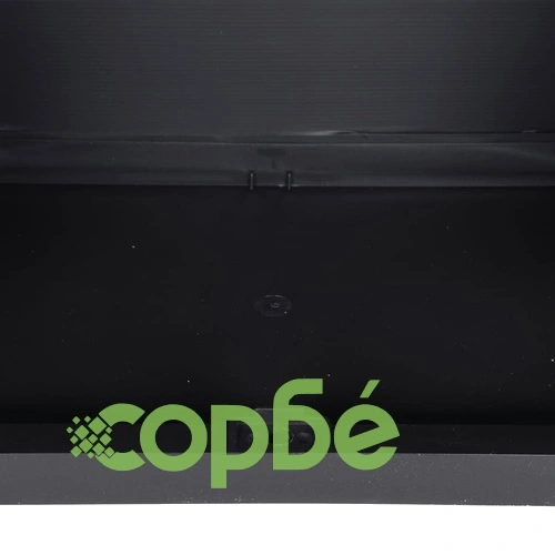 Външен шкаф за съхранение, черен, 65x37x165 см, PP ➤ топ цена ➤ sorbe.bg