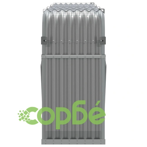 Поставка за дърва, светлосив, 234x45x100см, поцинкована стомана ➤ топ цена ➤ sorbe.bg