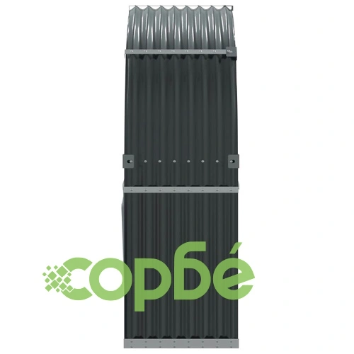 Поставка за дърва, антрацит, 120x45x140 см, поцинкована стомана ➤ топ цена ➤ sorbe.bg